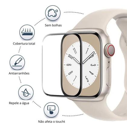 Imagem de Película 9d Cerâmica Compatível com Apple Watch Series