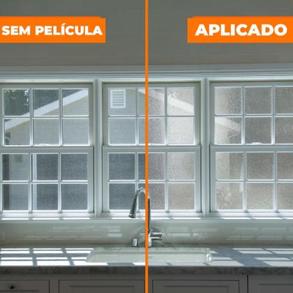 Imagem de Pelicula Adesiva Eletrostatica para Janela de Vidro Metro Estilhacado