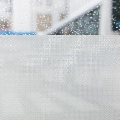 Imagem de Pelicula Adesivo Bolinhas Sem Cola Para Vidros Janelas Box