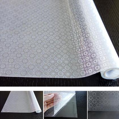 Imagem de Pelicula Adesivo Eletrostatica Sem Cola Vidro Holografico