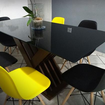 Imagem de Película Black Piano Vinil Adesivo Preto Ultra Brilhante P/ Envelopamento Carro Mesa Moto Geladeira