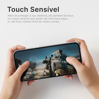 Imagem de Película Ceramica Clean 9D Compatível com iPhone 17 Pro Max