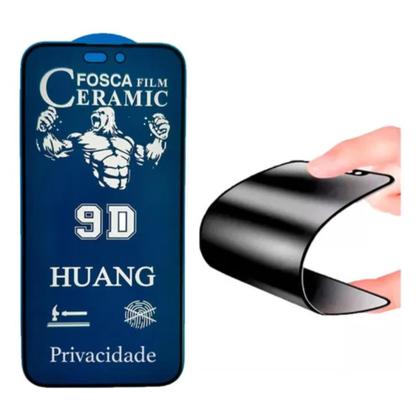 Imagem de Película Cerâmica Fosca Privacidade Compatível Para Smartphone Samsung Galaxy S24 FE / A56 / A36