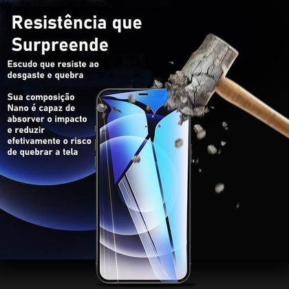 Imagem de Película Compatível Moto G71 5G Kingshield Hydrogel Cobertura Total - Privacidade Fosca