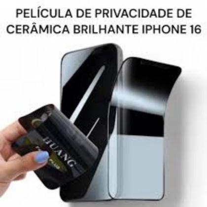 Imagem de Película de cerâmica fosca Privacidade compatível Para iPhone 15 Pro max / 15 PLUS / 16 plus