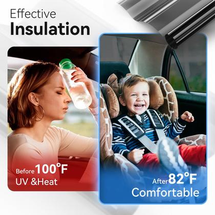 Imagem de Película de coloração de janela de carro Vepagoo 35% VLT Ceramic 60 cm x 4,5 m