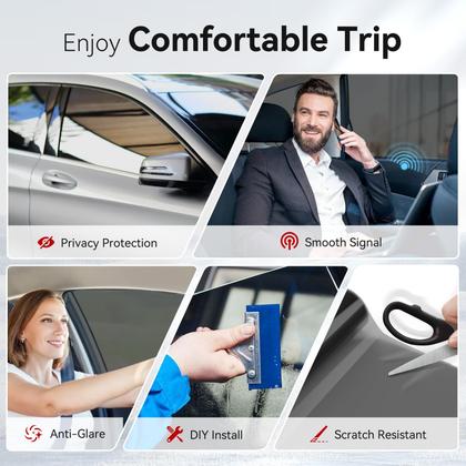 Imagem de Película de coloração de janela de carro Vepagoo 35% VLT Ceramic 60 cm x 4,5 m