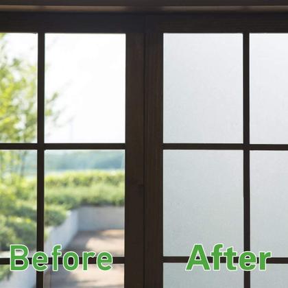 Imagem de Película de janela Niviy Frosted Glass 60x400cm Proteção de privacidade