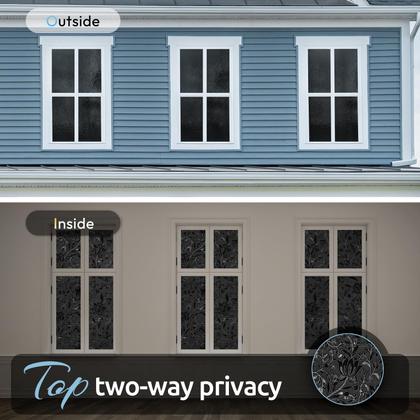 Imagem de Película de janela rabbitgoo Total Blackout Sun Blocking 45x300cm