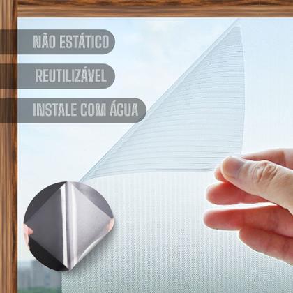 Imagem de Película De Privacidade Blindex Cobertura De Vidro Fosco 2m
