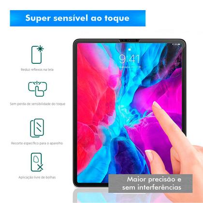 Imagem de Pelicula de Vidro Ipad Air 5 5ª Geração 2022 10.9 Polegadas Encaixe Perfeito Forte Resistente