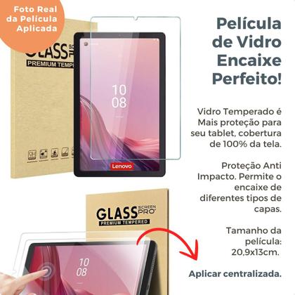 Imagem de Pelicula de Vidro Lenovo Tab M9 9 Polegadas