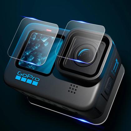 Imagem de Película de Vidro Lente e LCD Frontal/Traseiro GoPro 9/10/11/12