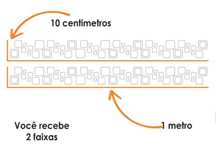 Imagem de Pelicula Faixa Vidro Blindex Porta Janela Sinalizar Decorar Parede