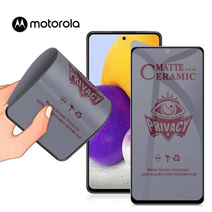 Imagem de Pelicula Fosca Privacidade Cerâmica para Moto G53 Anti Espião