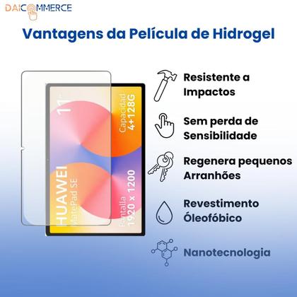 Imagem de Película Hidrogel para Tablet Huawei MatePad SE 11