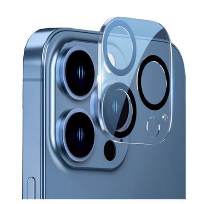 Imagem de Pelicula Lente Câmera 3D Traseira Compatível Com iphone 11 12 13 14 15 16 17 Pro Max Plus Cor:transparenteTamanho:iphon