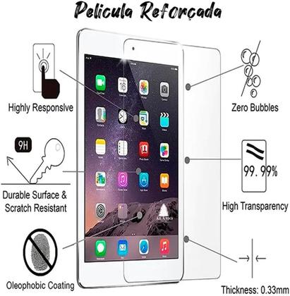 Imagem de Película para Ipad 9 8 7 Tela 10.2 Vidro Temperado A2602 A2270 A2197
