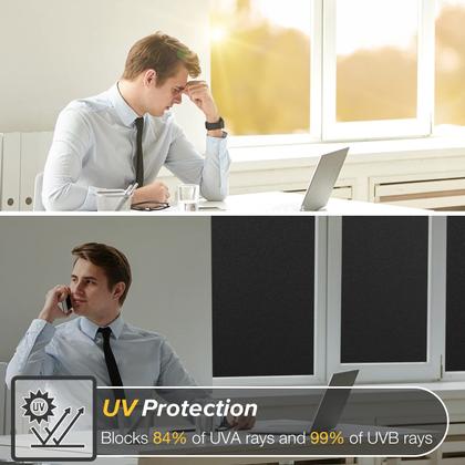 Imagem de Película para Janela Rabbitgoo Blackout - Privacidade Total (90x300cm)