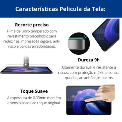 Imagem de Película Para Xiaomi Pad6/ 6 Pro + Película De Câmera- Vidro