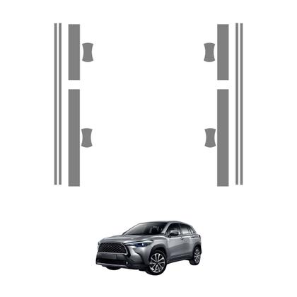 Imagem de Película PPF Kit Proteção Portas Corolla Cross XR 21 22
