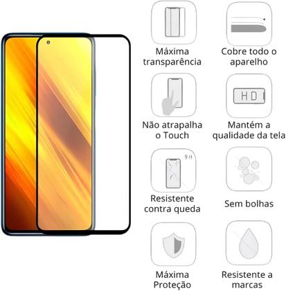 Imagem de Película Premium 9D Cerâmica Para Poco X3 Tela De 6,67 Polegadas
