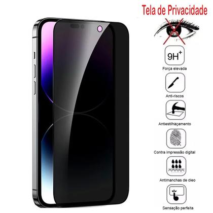 Imagem de Película Privacidade Para iPhone 7 8 X Xr 11 12 13 14 Promax