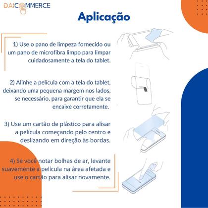 Imagem de Película Protetora para Tablet Multilaser M8 Anti Riscos Proteção