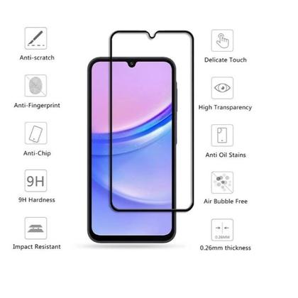 Imagem de Pelicula Vidro 3D Samsung Galaxy A07 TELA TODA Proteção Premium Anti Queda