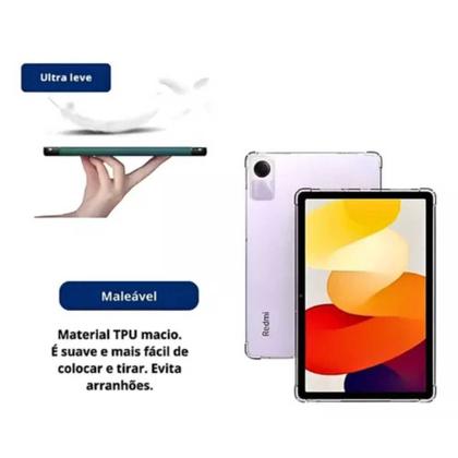 Imagem de Película Vidro+capa Silicone Transparente P/redmi Se 11