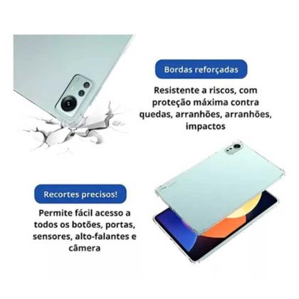 Imagem de Película Vidro+capa Silicone Transparente P/redmi Se 11