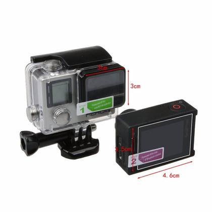 Imagem de Películas para Lente Caixa Estanque e Tela Lcd GoPro Hero 4 Silver