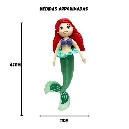 Imagem de Pelúcia Ariel da Pequena Sereia F00768 - Fun