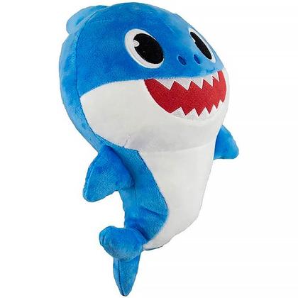 Imagem de Pelúcia Baby Shark 30cm Daddy Shark Azul com Sons 2352 - Sunny