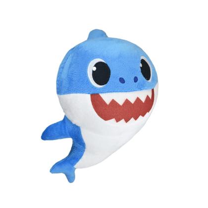 Imagem de Pelúcia Baby Shark 30cm Daddy Shark Azul com Sons Sunny