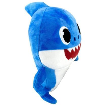 Imagem de Pelúcia Baby Shark Azul 18cm Com Música - Sunny 2357