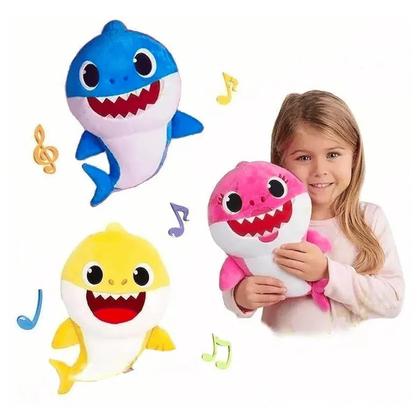 Imagem de Pelúcia Baby Shark de 30cm c/ Música Baby Shark Sunny 2361
