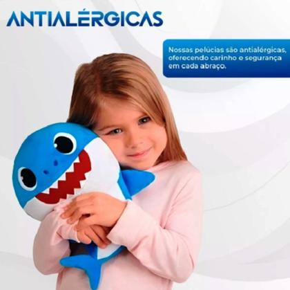 Imagem de Pelúcia Baby Shark - Kit com 3 - 25 cm