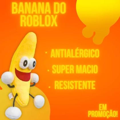 Imagem de Pelúcia Banana Do Roblox Jogo Shovelwares Brain Game