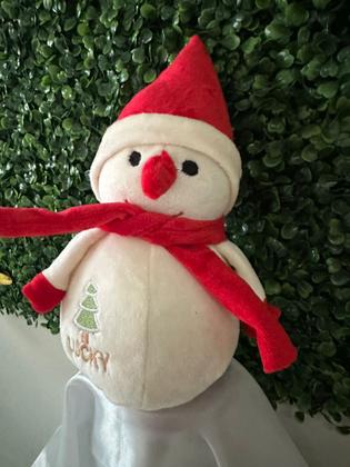 Imagem de Pelúcia boneco de neve / enfeite de natal/ natal/pronta entrega/envio imediato