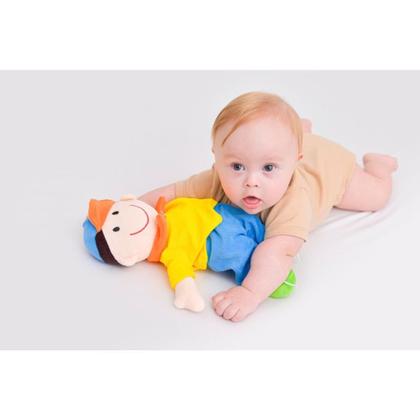 Imagem de Pelúcia Boneco Matheus AMARELO/AZUL 32CM