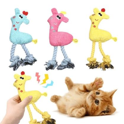 Imagem de Pelucia Brinquedo Cachorro Pet Mordedor Lavável Interativo