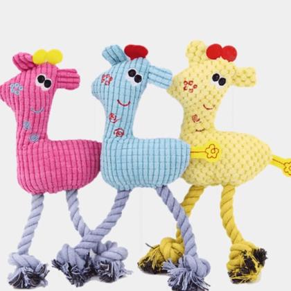 Imagem de Pelucia Brinquedo Cachorro Pet Mordedor Lavável Interativo