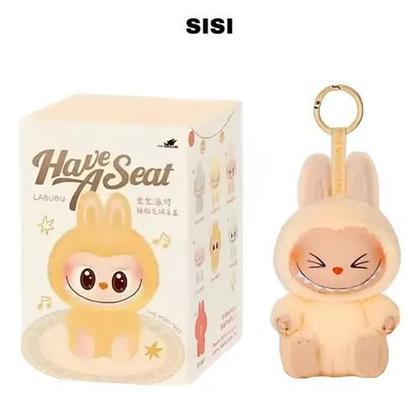 Pelúcia Chaveiro Labubu Sentado Caixa Surpresa Have A Seat