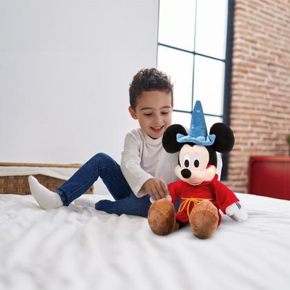 Imagem de Pelúcia com Mecanismo Disney Mickey Fantasia 40cm Luz e Som Multikids - BR2197