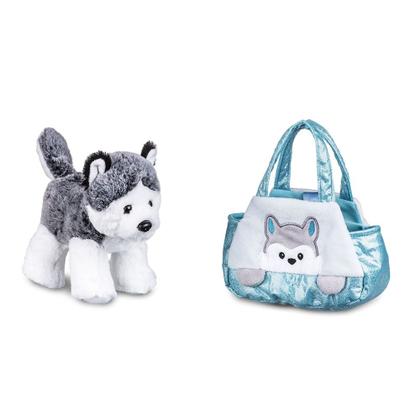 Imagem de Pelúcia Cutie Handbags Husky Azul Multikids - BR1713