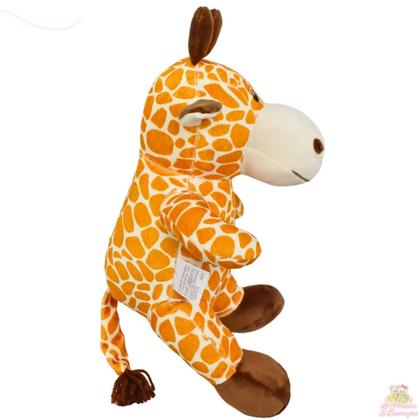 Imagem de Pelúcia De Animais Safari Girafa Bichinhos Para Criança 35cm Bebe Presente Menina Menino Brinquedo