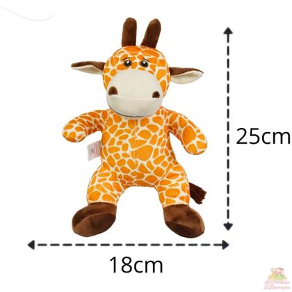 Imagem de Pelúcia De Animais Savana Safari Bichinhos Para Criança 25cm Bebe Presente Menina Menino Brinquedo
