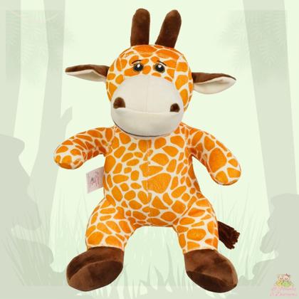 Imagem de Pelúcia De Animais Savana Safari Bichinhos Para Criança 25cm Bebe Presente Menina Menino Brinquedo