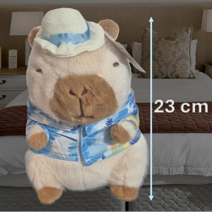 Imagem de Pelúcia de Capivara Macia Brinquedo Fofo Presente Criativo Para Quem Ama Natureza